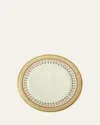 Mottahedeh Chinoise Blue Dinner Plate In Gold/blue