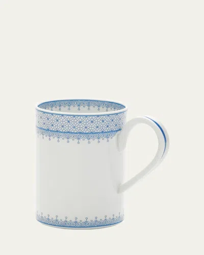 Mottahedeh Cornflower Lace Mug In Blue