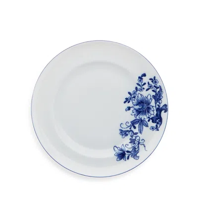 Mottahedeh Emmeline Bread & Butter Plate In Blue  Whi