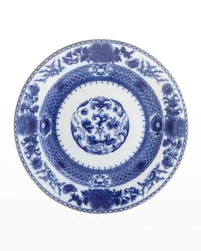 Mottahedeh Imperial Blue Bread & Butter Plate In Yellow