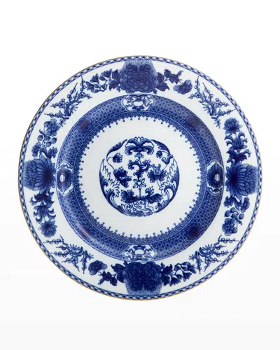 Mottahedeh Imperial Blue Dinner Plate In Blu/wht