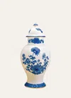 Mottahedeh Imperial Blue Ginger Jar In Blue