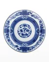 Mottahedeh Imperial Blue Porcelain Bread & Butter Plate In Blu/wht