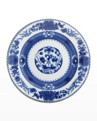 Mottahedeh Imperial Blue Salad Plate In Blu/wht