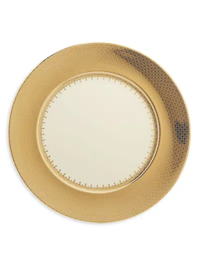 Mottahedeh Plum Lace Charger Plate In Gold