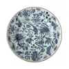 Mottahedeh Sacred Bird & Butterfly Blue Bread And Butter Plate In Blue