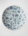 Mottahedeh Sacred Bird & Butterfly Blue Cereal Bowl In Blue