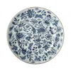 Mottahedeh Sacred Bird & Butterfly Blue Dessert Plate In Blue