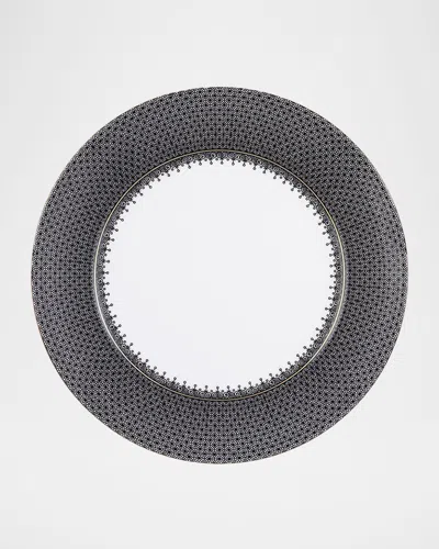 Mottahedeh Sacred Bird & Butterfly Charger Plate In Gray