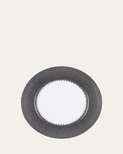 Mottahedeh Sacred Bird & Butterfly Charger Plate In Black