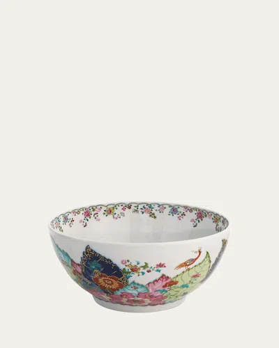 Mottahedeh Tobacco Leaf 9" Bowl In Blue