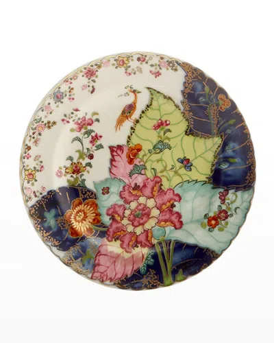 Mottahedeh Tobacco Leaf Bread & Butter Plate In Blue