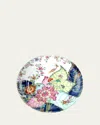 Mottahedeh Tobacco Leaf Dinner Plate In Multi L