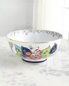 Mottahedeh Tobacco Leaf Presentation Bowl In Multi
