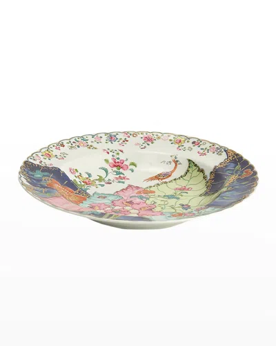 Mottahedeh Tobacco Leaf Rim Soup Bowl In Multi