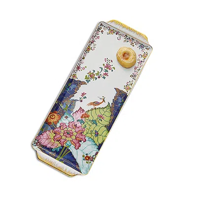Mottahedeh Tobacco Leaf Sandwich Tray In Multi