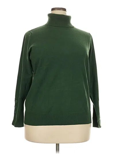 Pre-owned Motto Turtleneck Sweater In Green