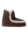 Mou Chunky Slip-on Leather Boots In Multicolor