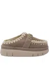 Mou Bounce Clog Metal Logo In Brown