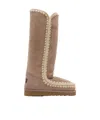 Mou Eskimo 40 Low Heels Boots In Brown