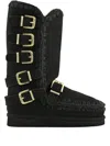 Mou 40mm Eskimo Buckle-straps Boots In Black