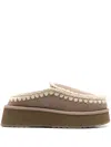 Mou Clog Eskimo Slippers In Grey