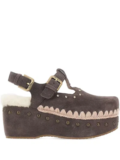 MOU 70MM SUEDE PUMPS