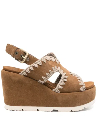 Mou 95mm Whipstitch-detail Sandals