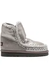 Mou Ankle Boots In Double Face Sheepskin With Detailing