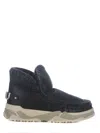 Mou Boots  Eskimo Trainer In Nubuck In Black