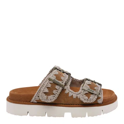 Mou Bio Sandals In Brown