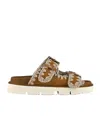 Mou New Bio Slipper-mule In Leather Color Suede In Brown