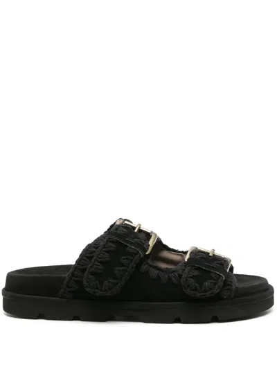 MOU BIO SUEDE SANDALS