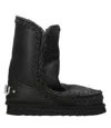 Mou Eskimo 18 Ankle Boots In Black In Black