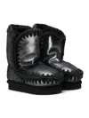 Mou Gray Ankle Boots Girl In Black