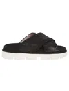 Mou Criss-cross Bio Sandal Sequins