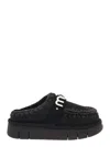 Mou Sandals In Black