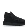 Mou 'eskimo' Black Slip-on Boots With Rear Logo In Black