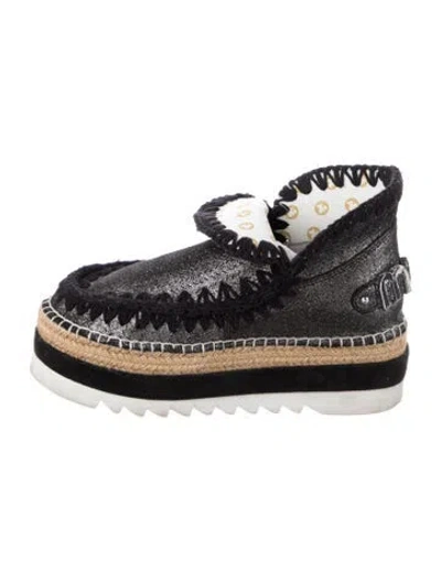 Pre-owned Mou Boots In Black