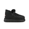 Mou 'eskimo' Black Slip-on Boots With Rear Logo In Black