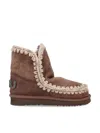 Mou Eskimo 18 Glitter Logo Elephant Grey Boot In Brown
