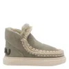 Mou Eskimo Bold Glitter Logo Sneakers In Green