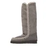 Mou Boots In Grigio Metallici E Grigi