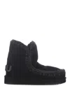 Mou Ankle Boots With Double Face Sheepskin And Fit