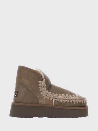 Mou Boots  Woman Color Grey In Brown