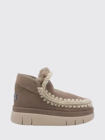 Mou Boots Woman Color Beige In Brown