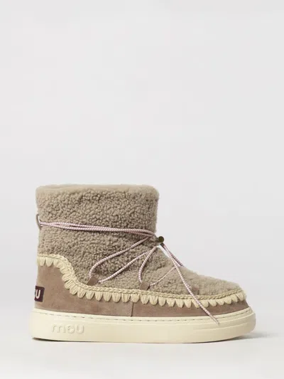 Mou Boots Woman Color Beige In Brown