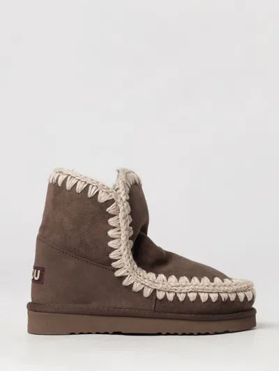 Mou Boots Woman Color Brown In Animal Print