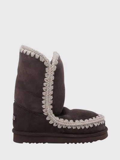 Mou Boots Woman Color Coffee In Brown