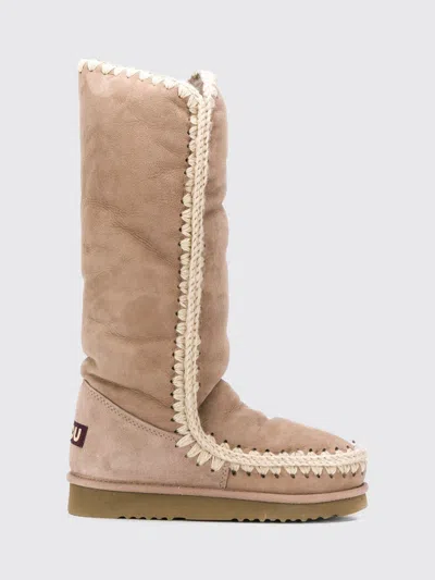 Mou Boots Woman Color Grey In Brown